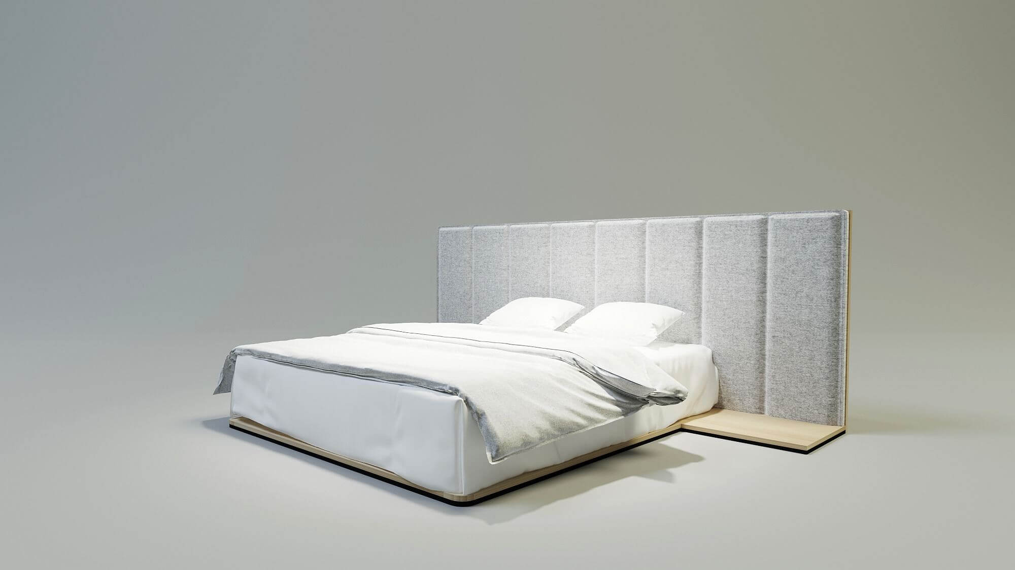 Łóżko drewniane Diuna