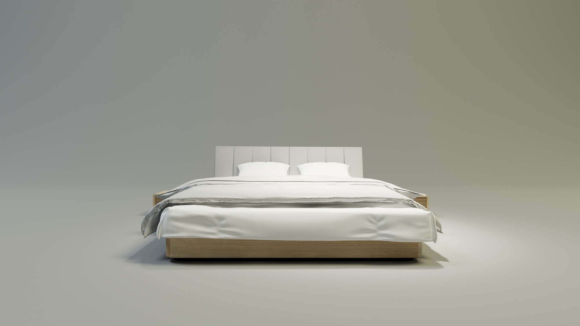 Łóżko drewniane Solid 2
