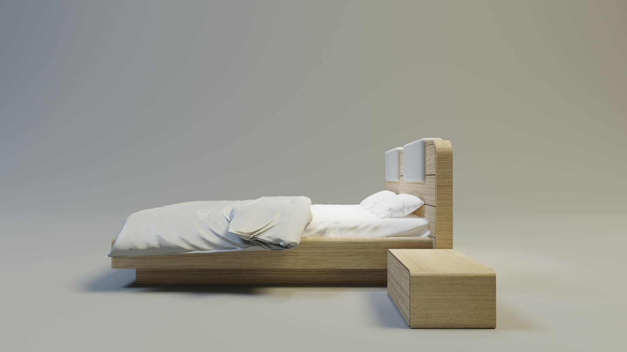 Łóżko drewniane Sense